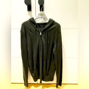 All Saints Merino Wool Full Zip Hoody